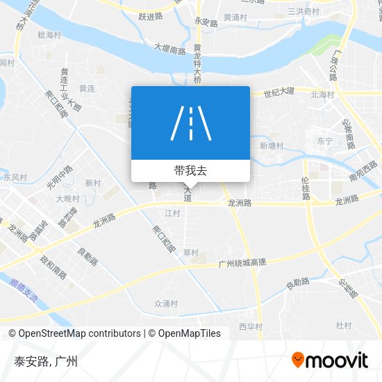泰安路地图
