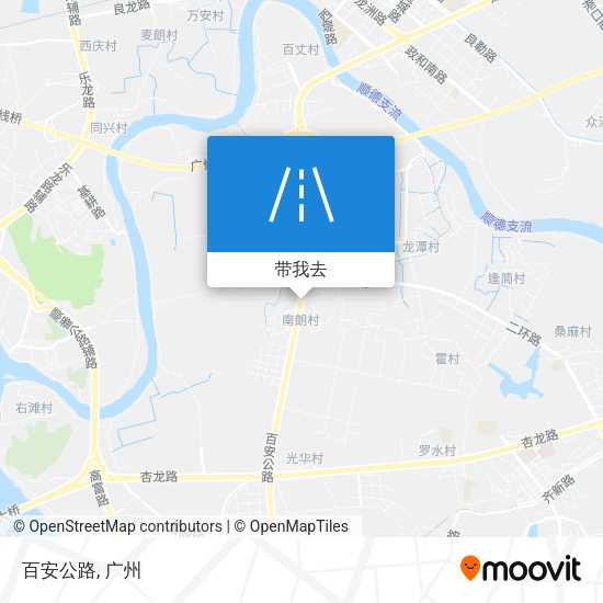 百安公路地图