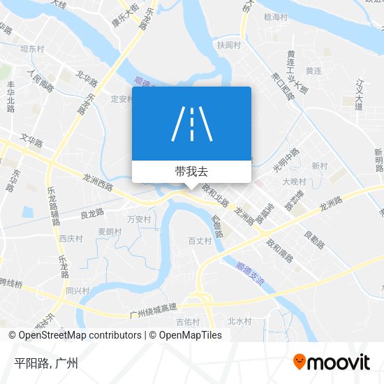 平阳路地图