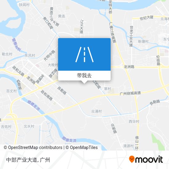 中部产业大道地图