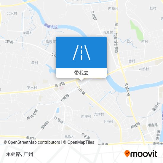 永延路地图