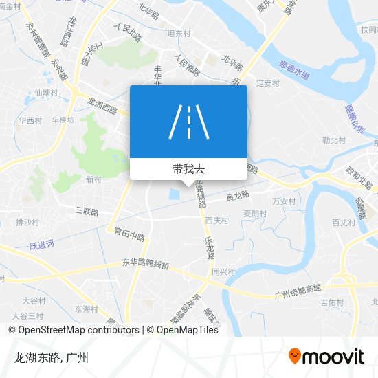 龙湖东路地图