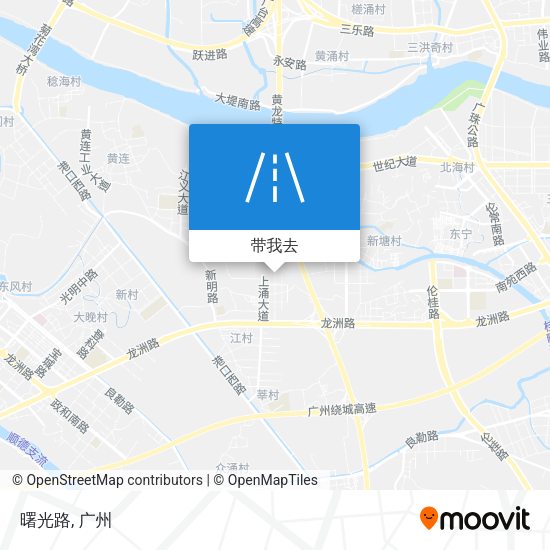 曙光路地图