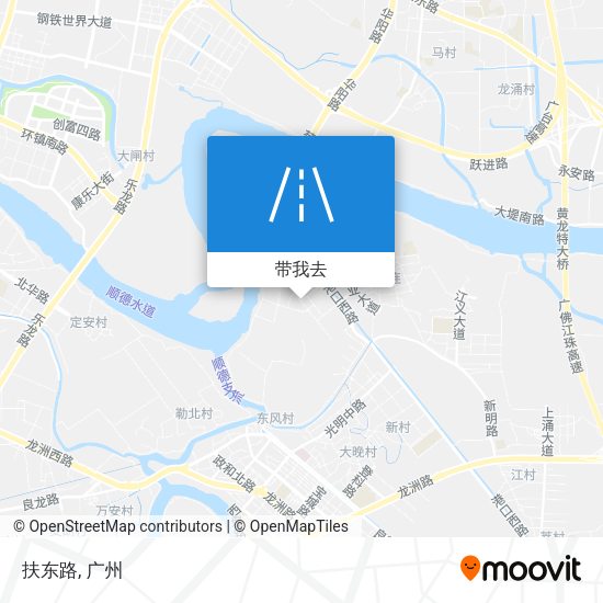 扶东路地图
