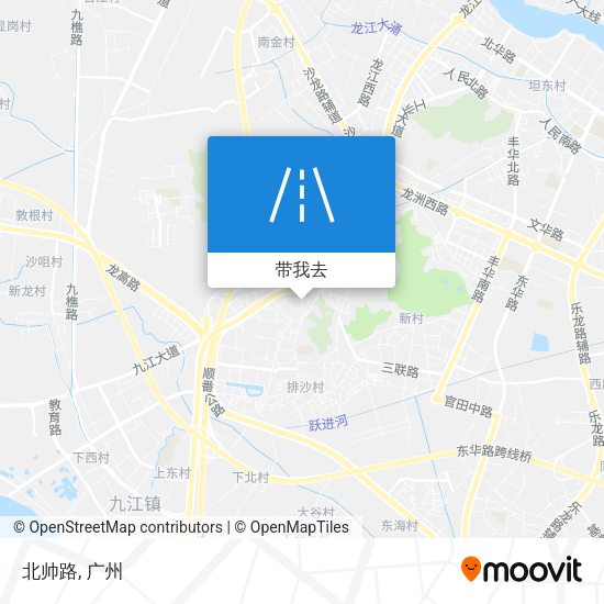 北帅路地图