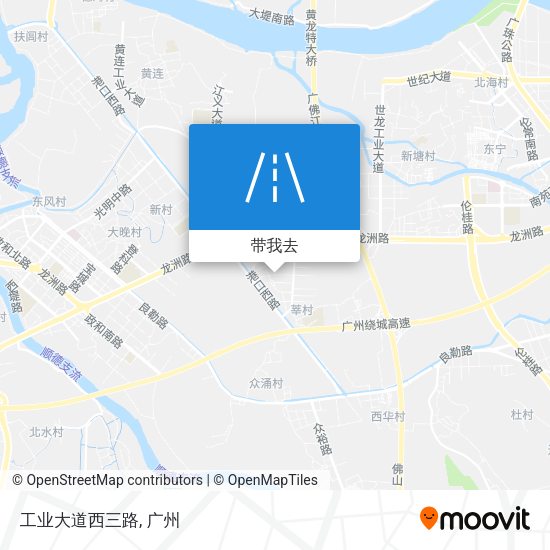 工业大道西三路地图
