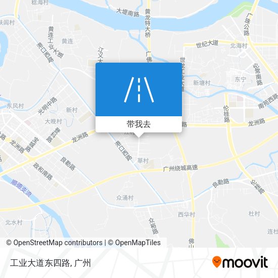工业大道东四路地图
