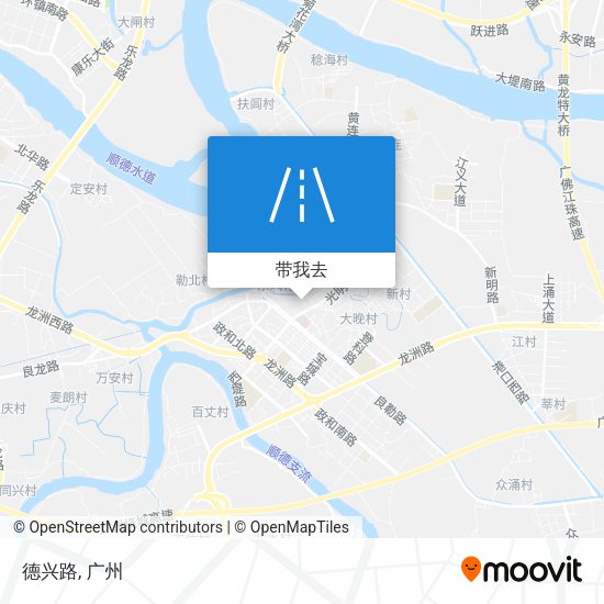 德兴路地图