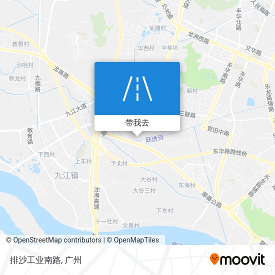 排沙工业南路地图