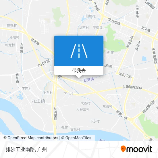 排沙工业南路地图