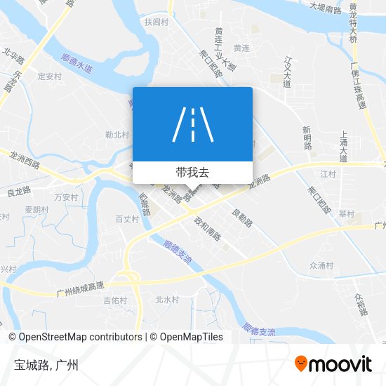 宝城路地图