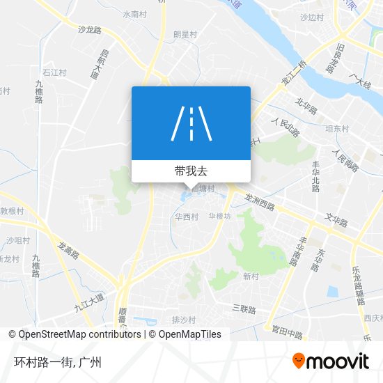 环村路一街地图