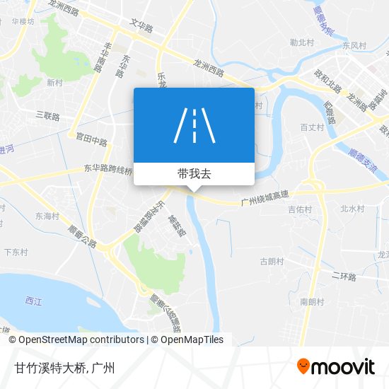 甘竹溪特大桥地图