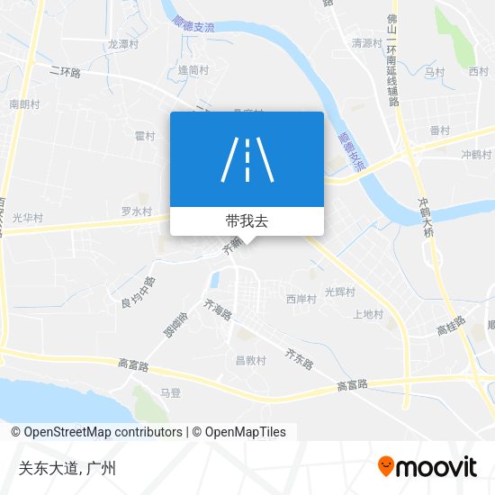 关东大道地图