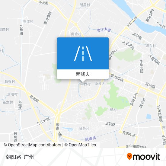 朝阳路地图
