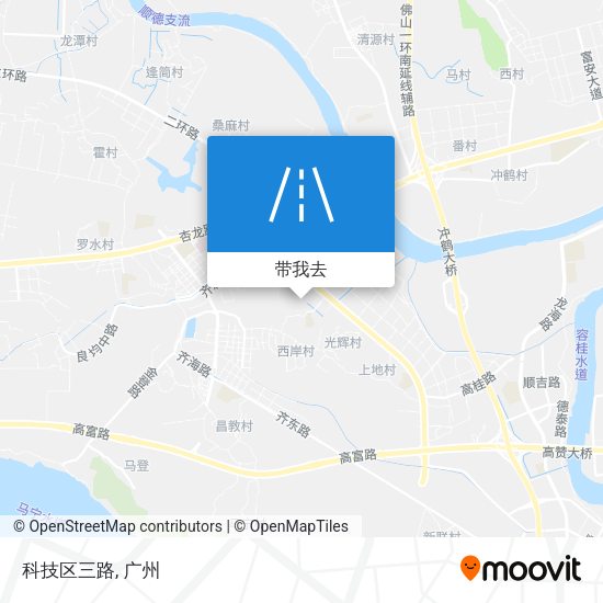 科技区三路地图