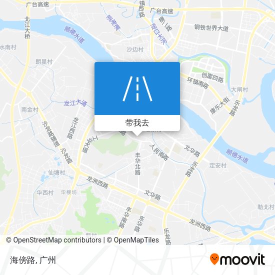 海傍路地图