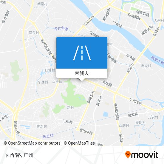 西华路地图