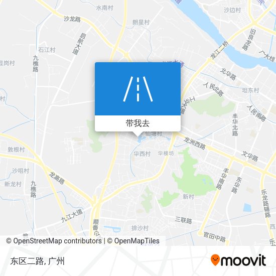 东区二路地图