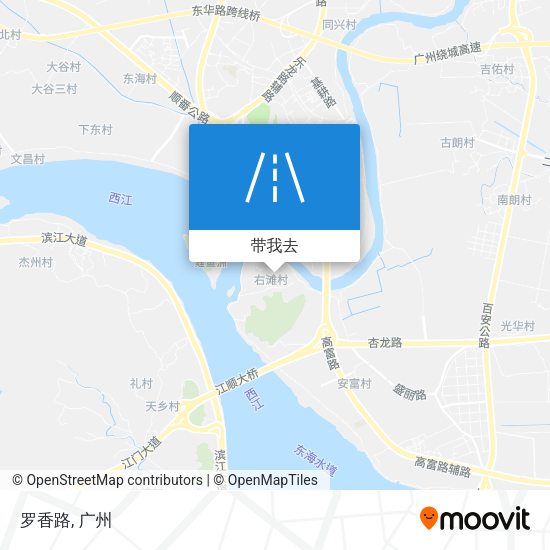 罗香路地图