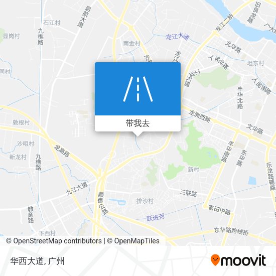 华西大道地图