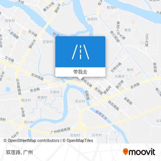 双莲路地图