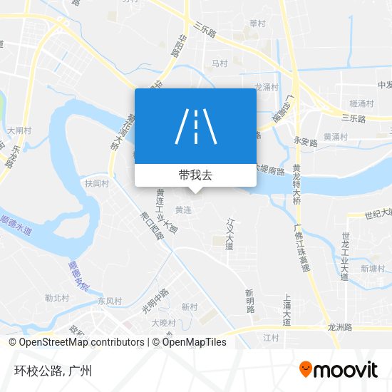 环校公路地图