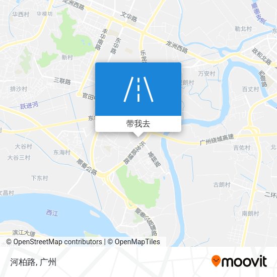 河柏路地图
