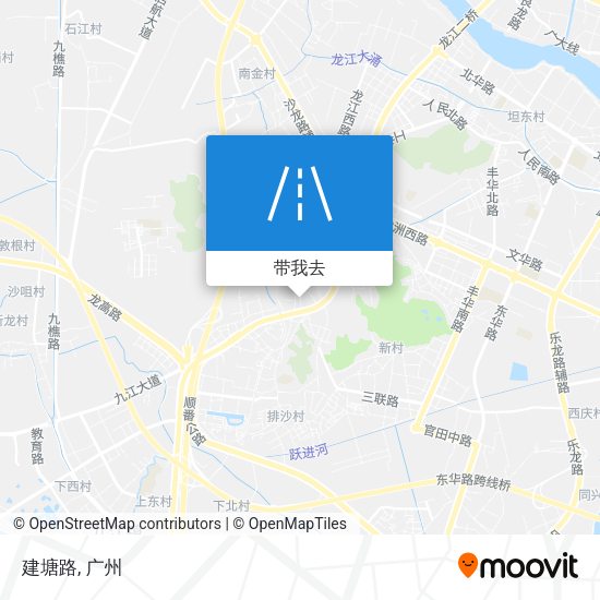 建塘路地图