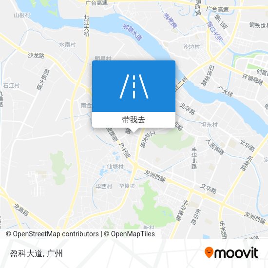 盈科大道地图