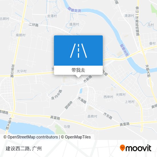 建设西二路地图