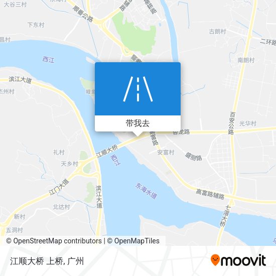 江顺大桥 上桥地图