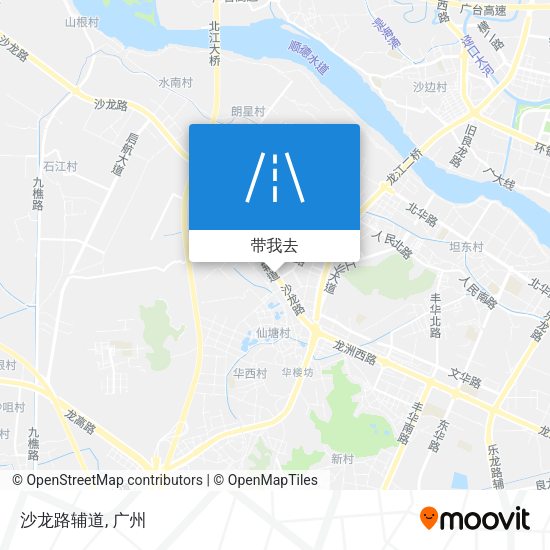 沙龙路辅道地图