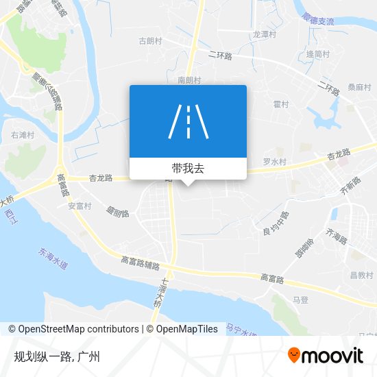 规划纵一路地图