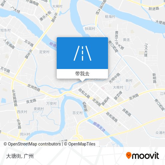 大塘街地图