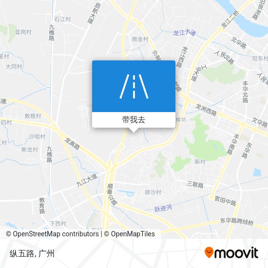 纵五路地图