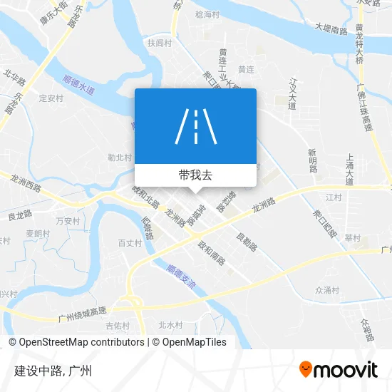 建设中路地图