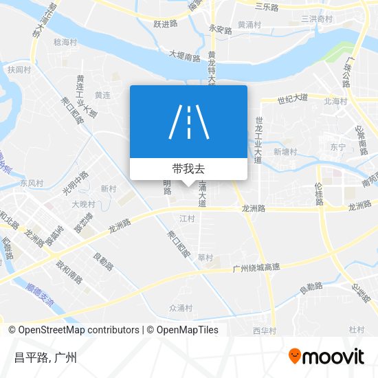 昌平路地图