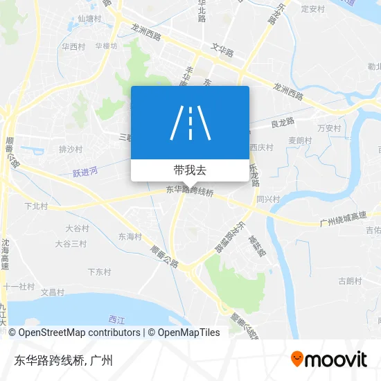 东华路跨线桥地图