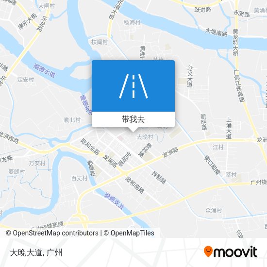 大晚大道地图