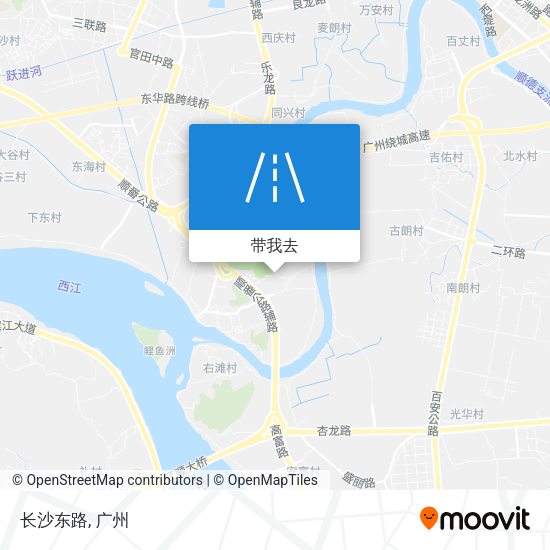 长沙东路地图