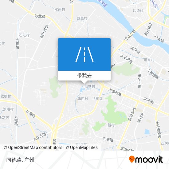 同德路地图