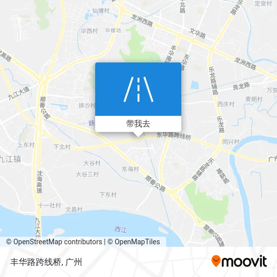 丰华路跨线桥地图