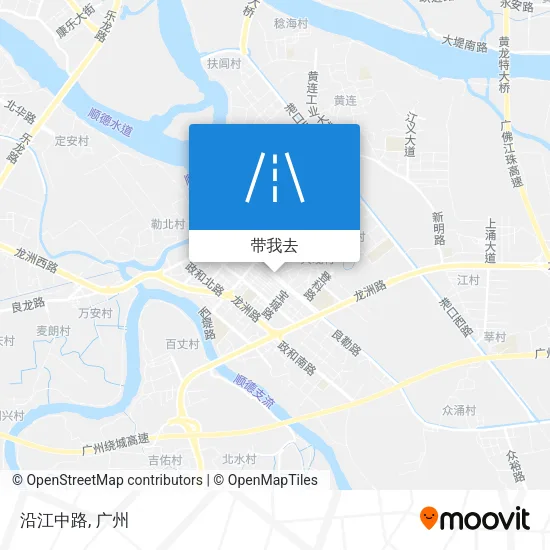 沿江中路地图