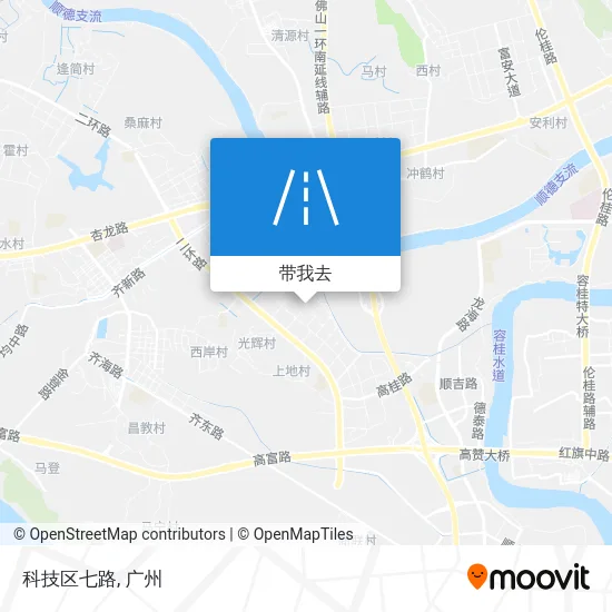 科技区七路地图