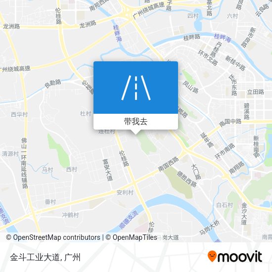 金斗工业大道地图