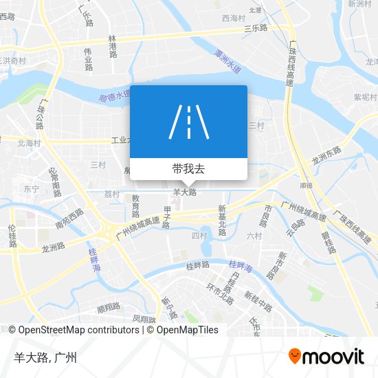 羊大路地图