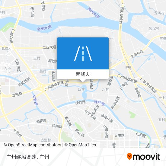 广州绕城高速地图