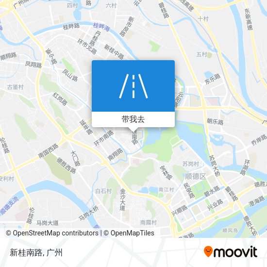 新桂南路地图