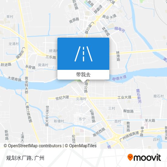 规划水厂路地图